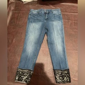 Chicos jeans worn once size 1.5